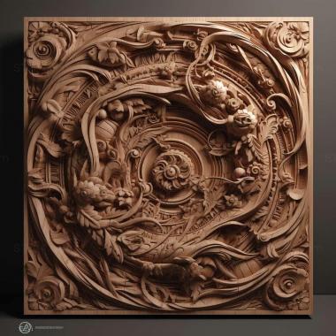 Patterns and decorations stl Lynk Co 03 2 3d model